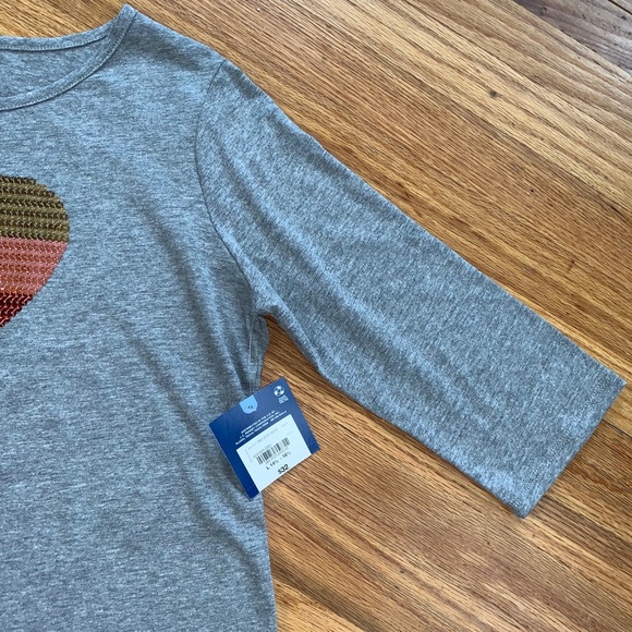 Arizona Jean Co NWT Girls Plus Size Sequined Top - Picture 4 of 8